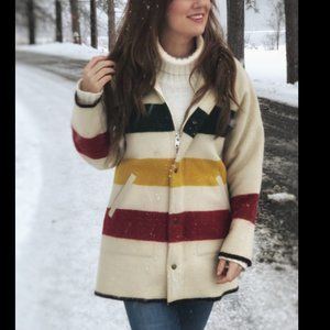 Vintage Woolrich Wool Striped Jacket